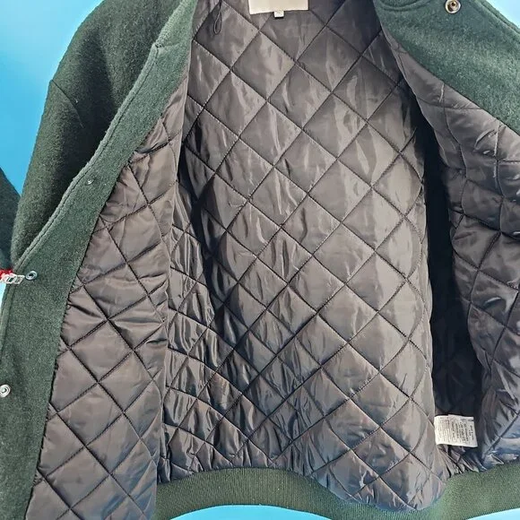 ✨ Carhartt WIP Pembroke Varsity Jacket – Embroidered Wool Letterman – Size XL ✨ - Picture 10 of 11